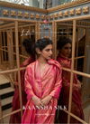 Rajtex Kaansha Latest Fancy  Designer Banarasi silk with soft zari weaving Exclusive Silk Saree Collection